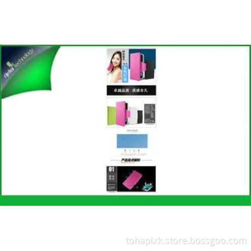 Eco Friendly Mobile Phone Sony Xperia Leather Case For Xper
